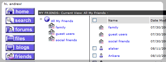 Group your friends!